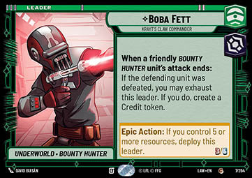 Boba Fett, Krayt's Claw Commander
