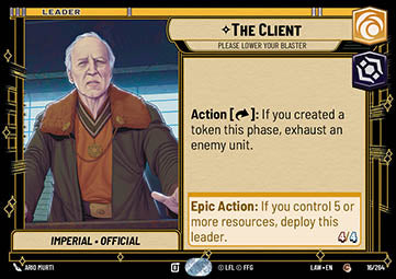 The Client, Please Lower Your Blaster