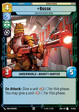 Bossk, Join Our Merry Band