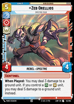 Zeb Orellios, Spectre Four