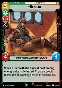 Dengar, Take Your Shot