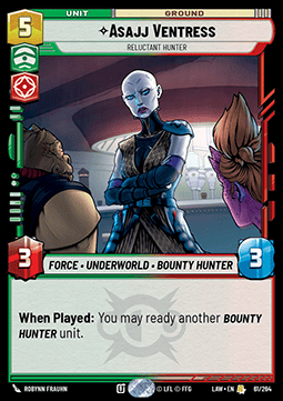 Asajj Ventress, Reluctant Hunter