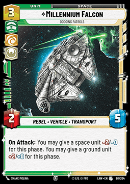 Millennium Falcon, Dodging Patrols