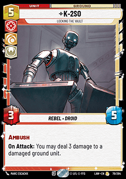 K-2SO, Locking the Vault