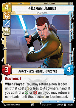 Kanan Jarrus, Spectre One