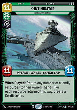 Intimidator, Citadel Overwatch