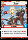 Weazel, Fighting Back