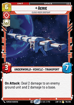 Aerie, Cloud-Rider Dropship
