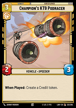 Champion's KT9 Podracer