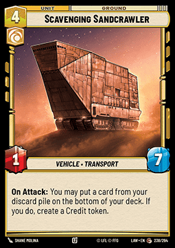 Scavenging Sandcrawler