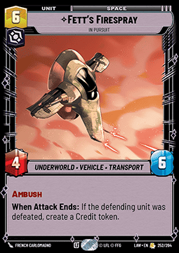 Fett's Firespray, In Pursuit