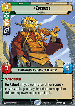 Zuckuss, Dangerous (V.1)