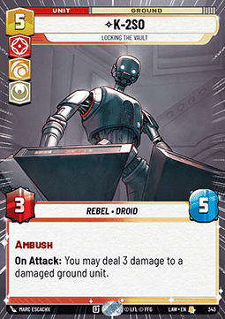 K-2SO, Locking the Vault (V.1)