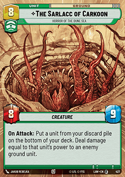 The Sarlacc of Carkoon, Horror of the Dune Sea (V.1)