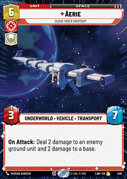 Aerie, Cloud-Rider Dropship (V.1)