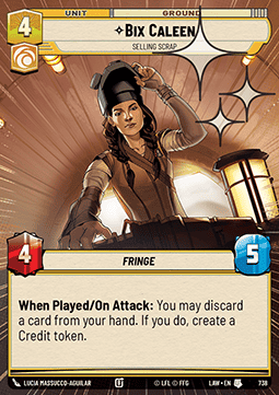 Bix Caleen, Selling Scrap (V.2)