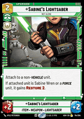 Sabine's Lightsaber, Not Alone