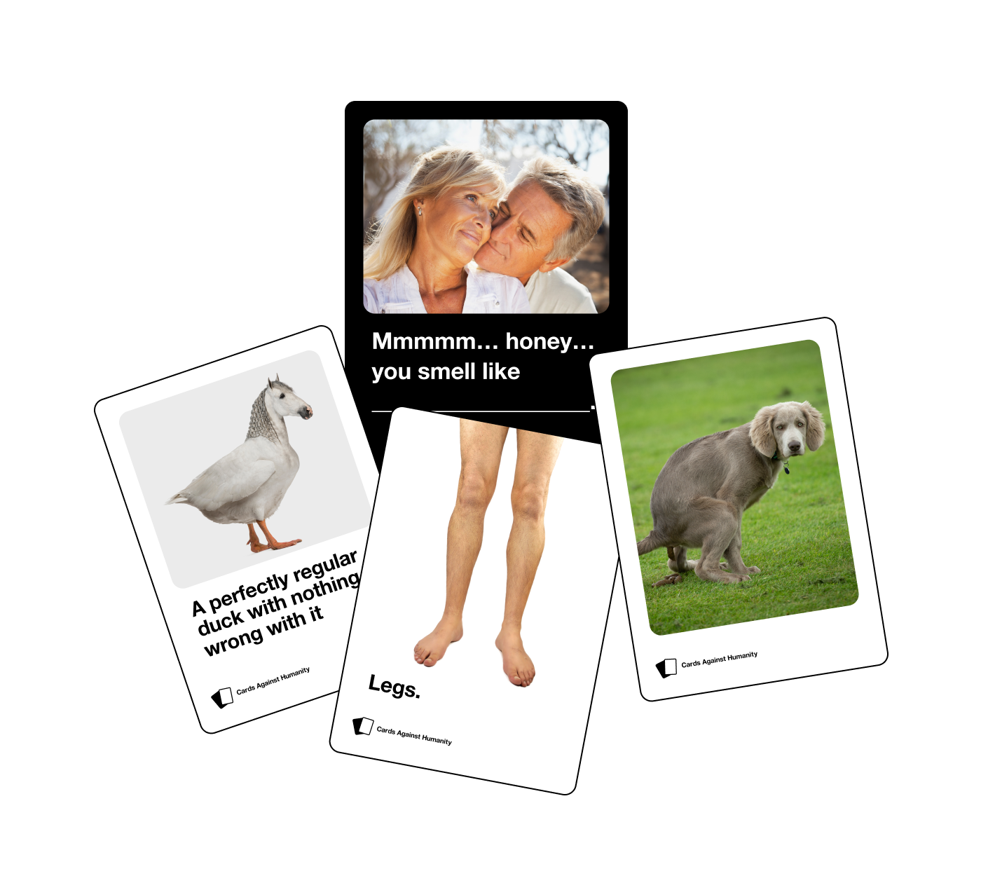 Cards Against Humanity Picture Card Pack 2 sample cards