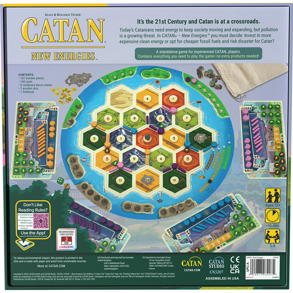 Catan New Energies board