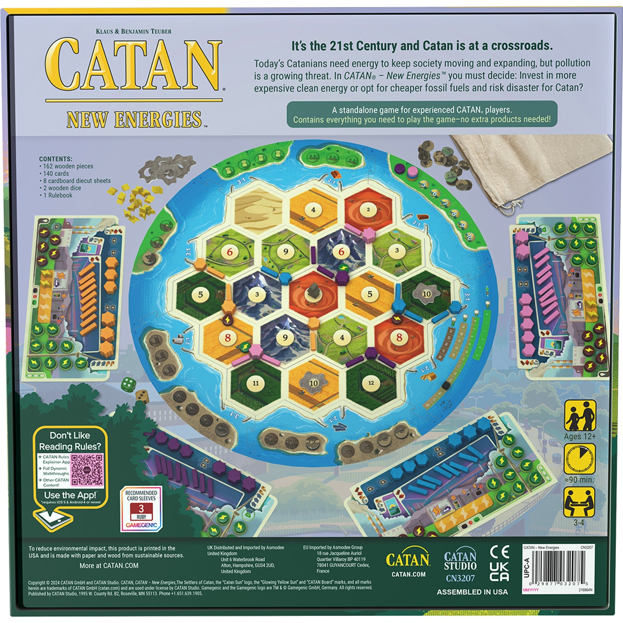 Catan New Energies board
