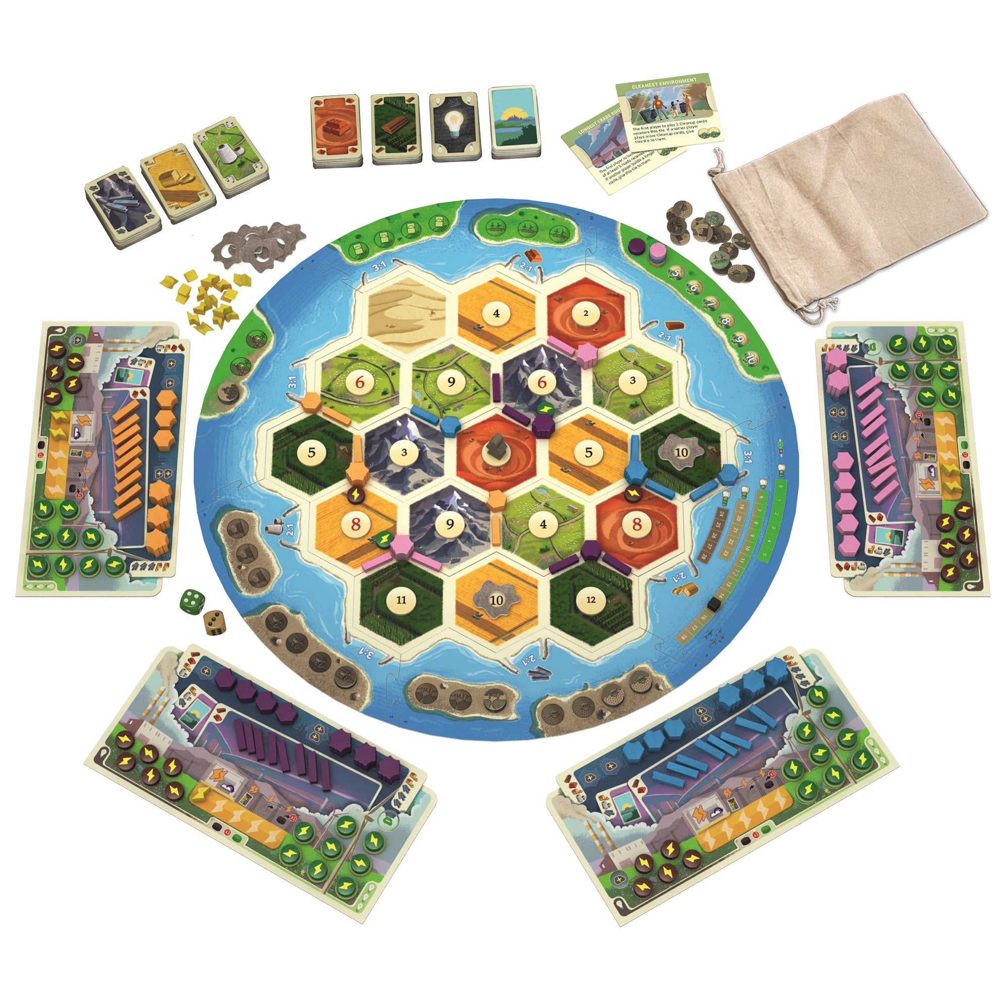 Catan New Energies components