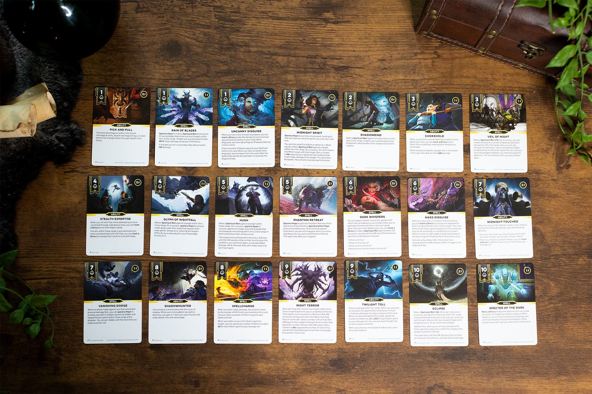 Daggerheart components in play