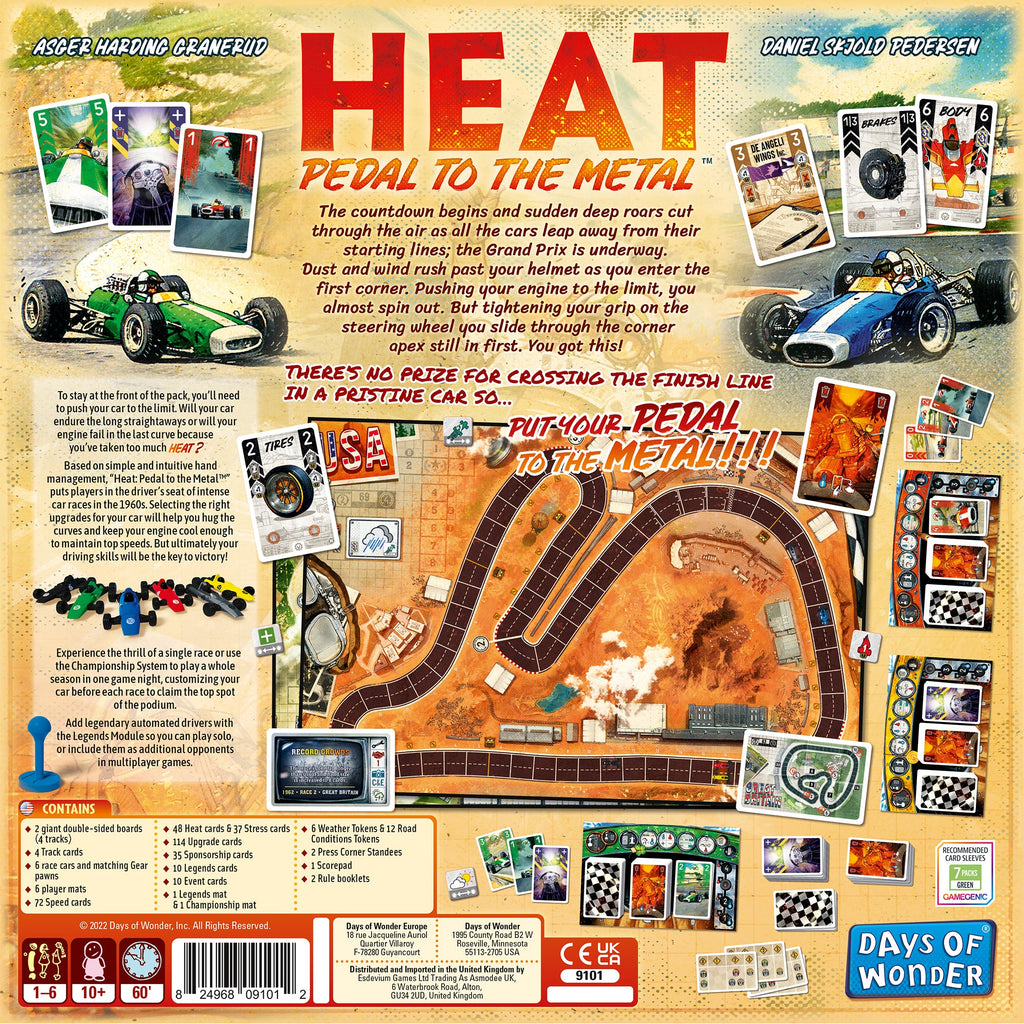 Heat: Pedal to the Metal box back