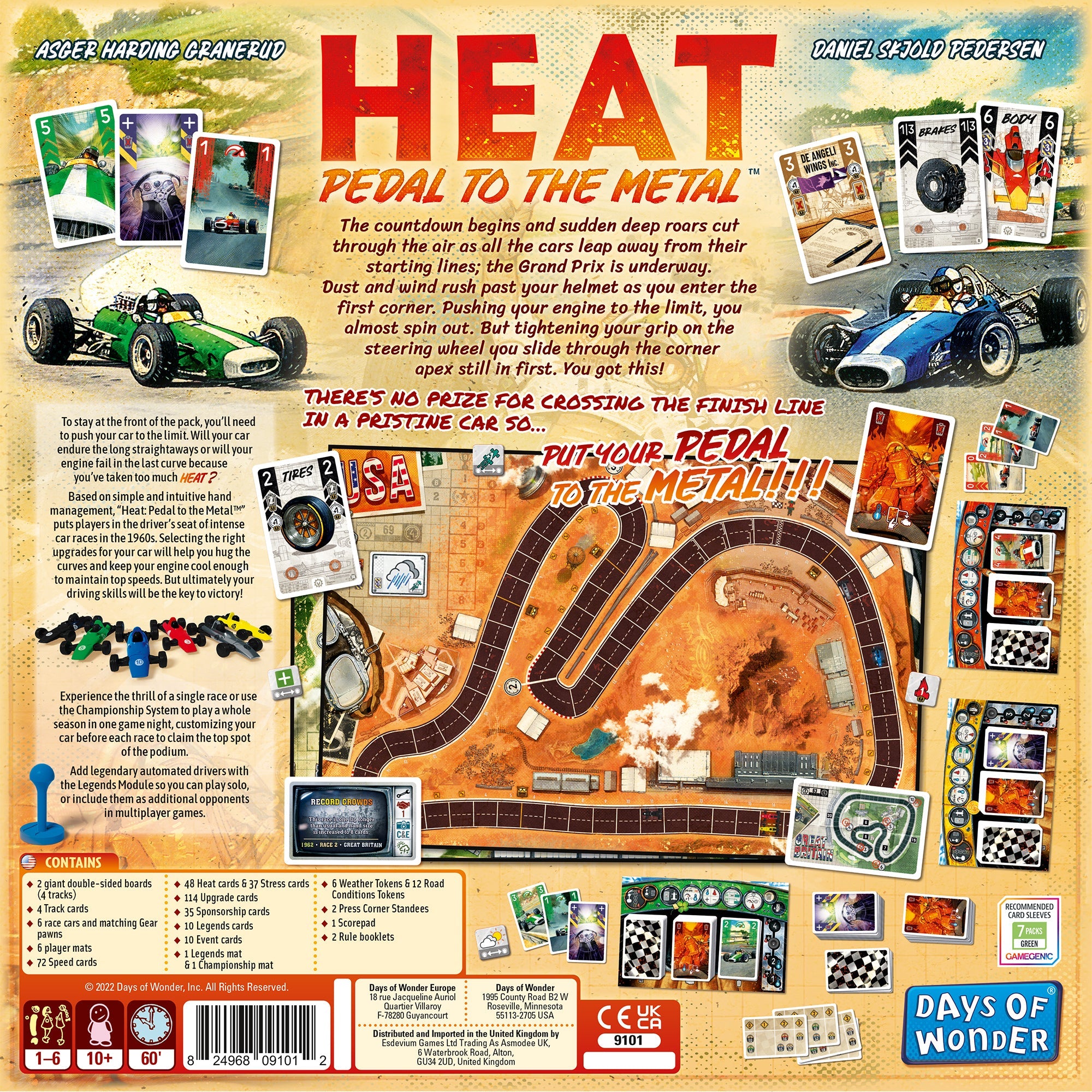 Heat: Pedal to the Metal box back