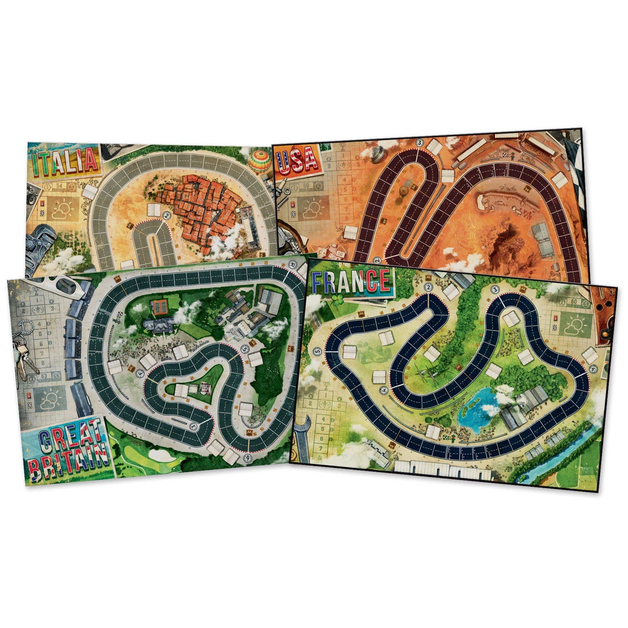 Heat race maps