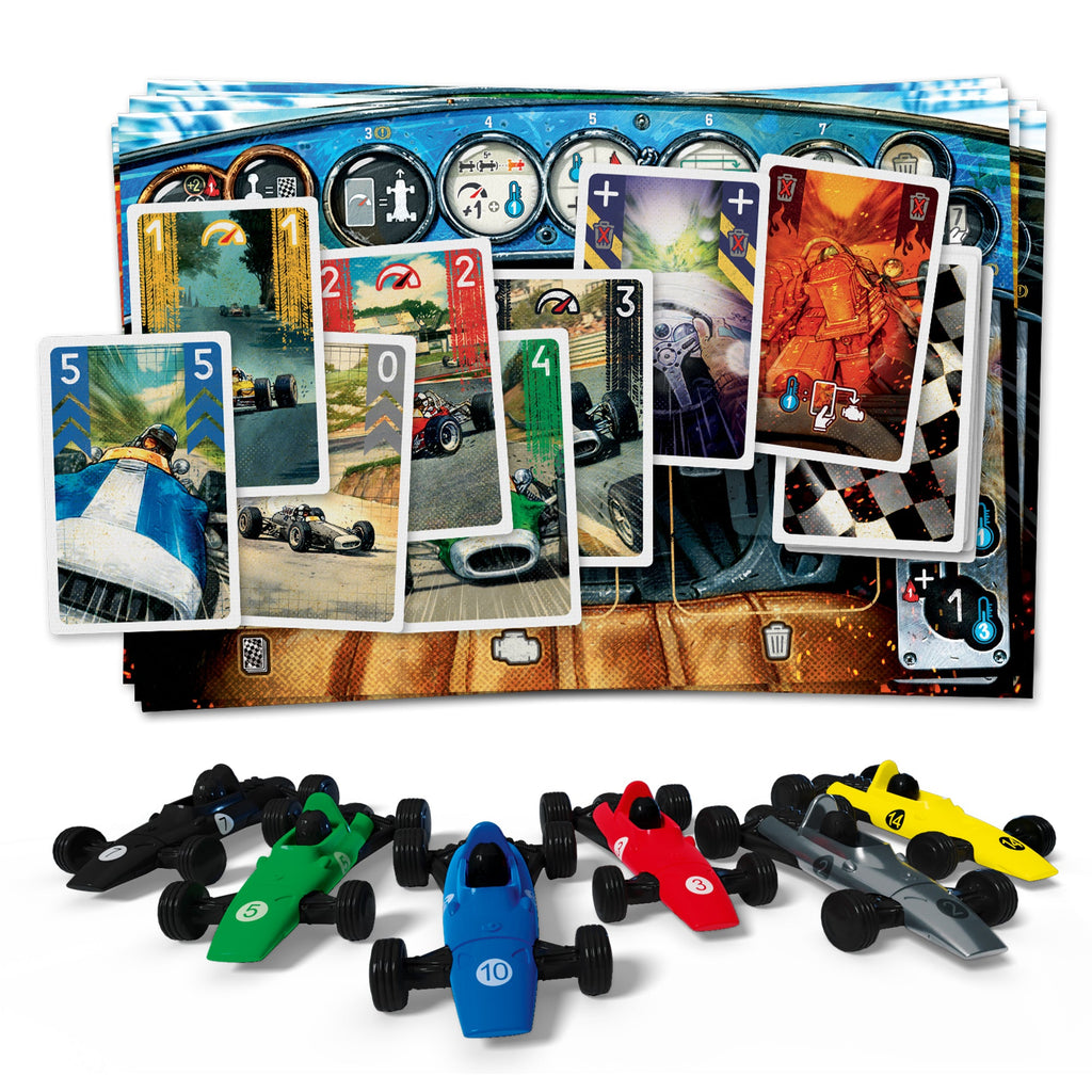 Heat components including car figures and cards