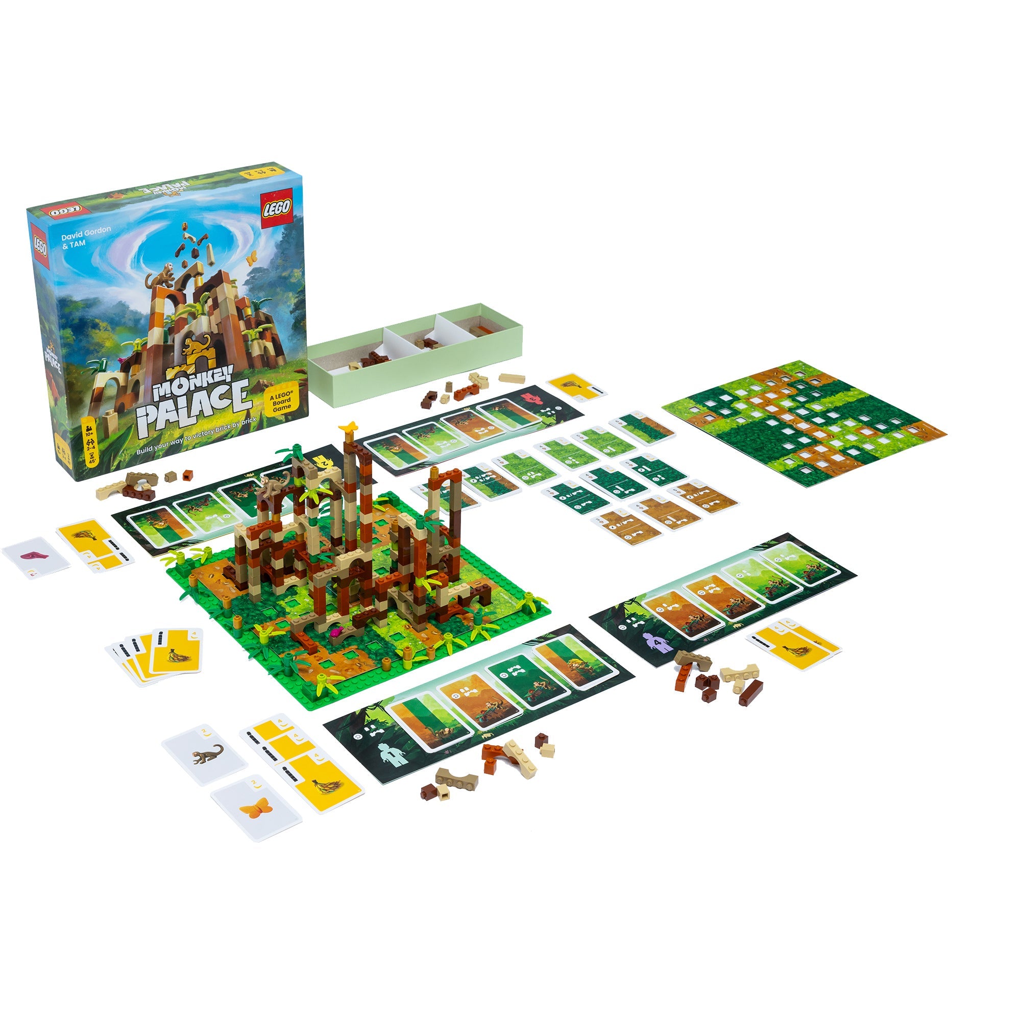 Monkey Palace box and contents