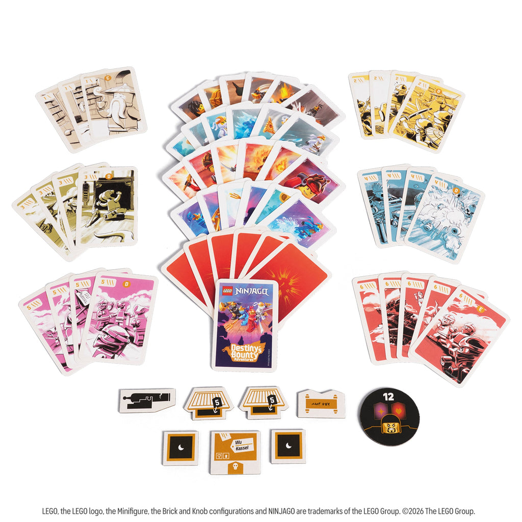 LEGO NINJAGO Destiny's Bounty Adventures components