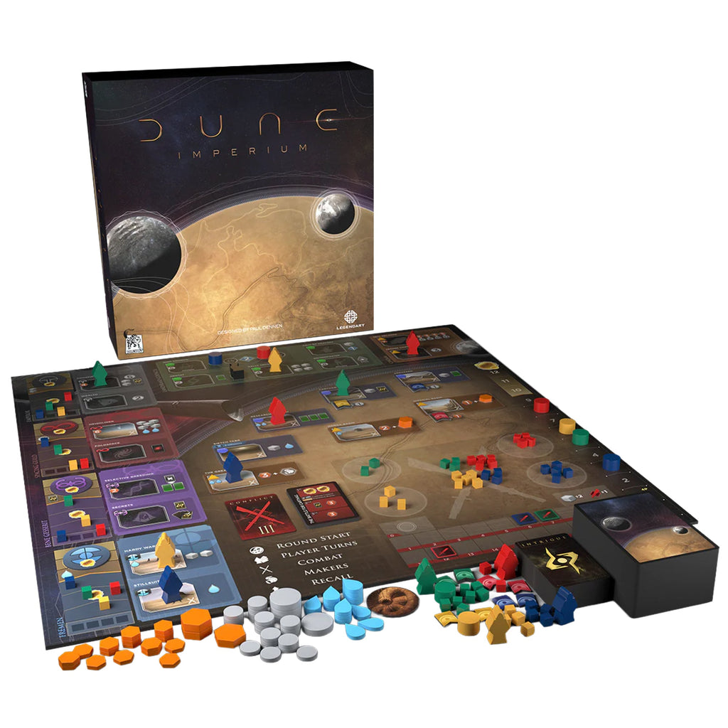 Dune: Imperium box and components