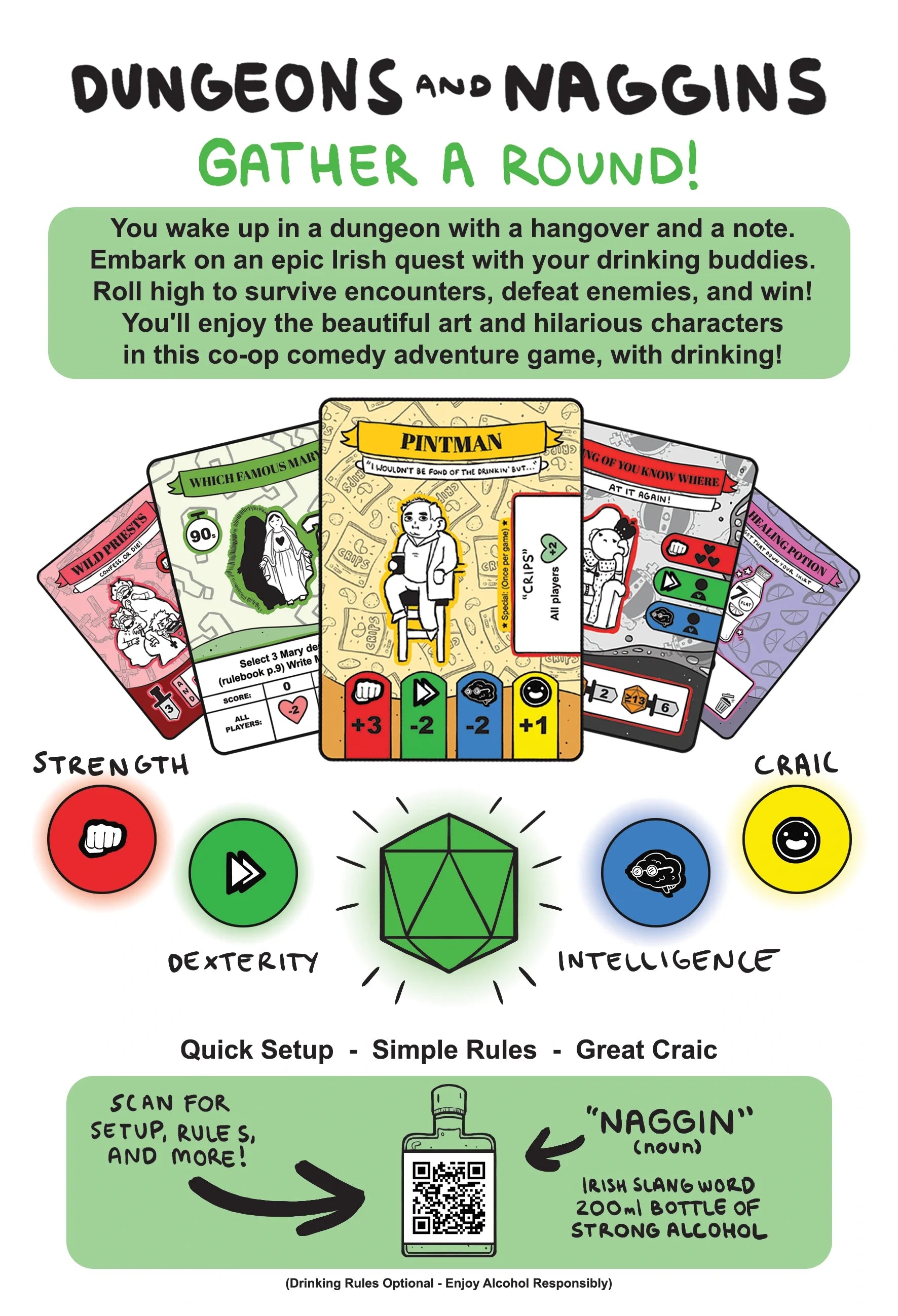 Dungeons and Naggins box back