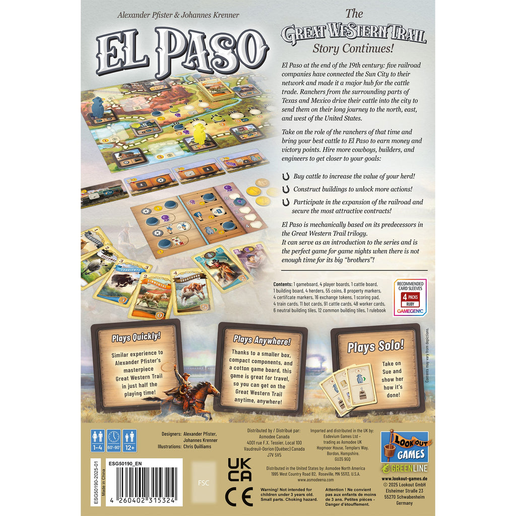 Great Western Trail El Paso box back