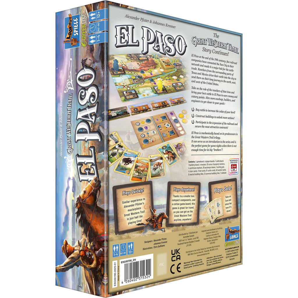 Great Western Trail El Paso contents