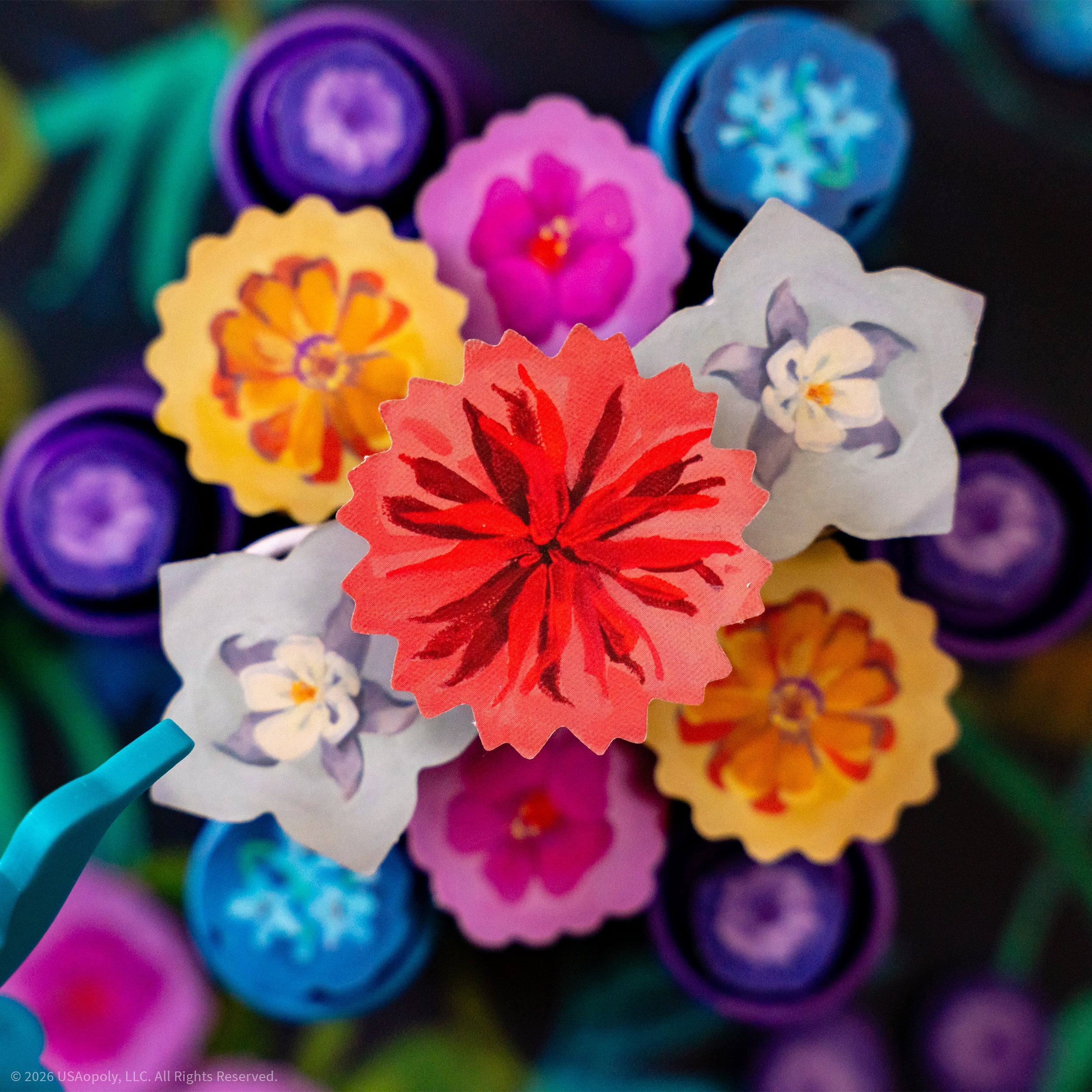 Hummingbirds - flowers