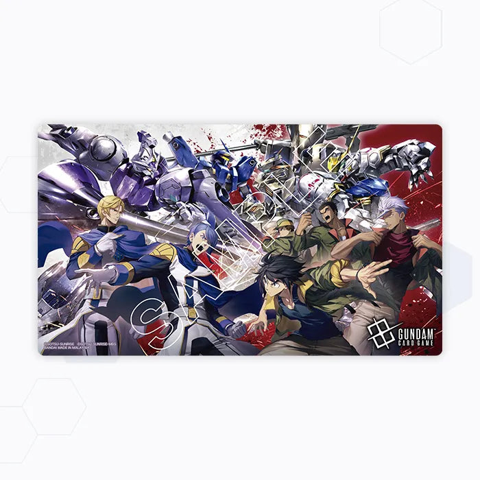 Gundam PB-02 playmat and accessories