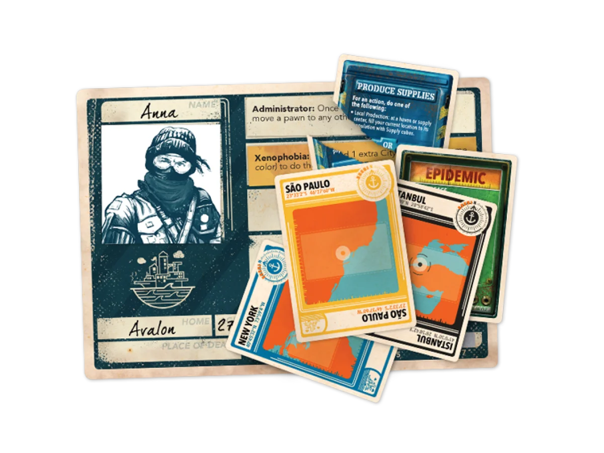 Pandemic Legacy Season 2 components