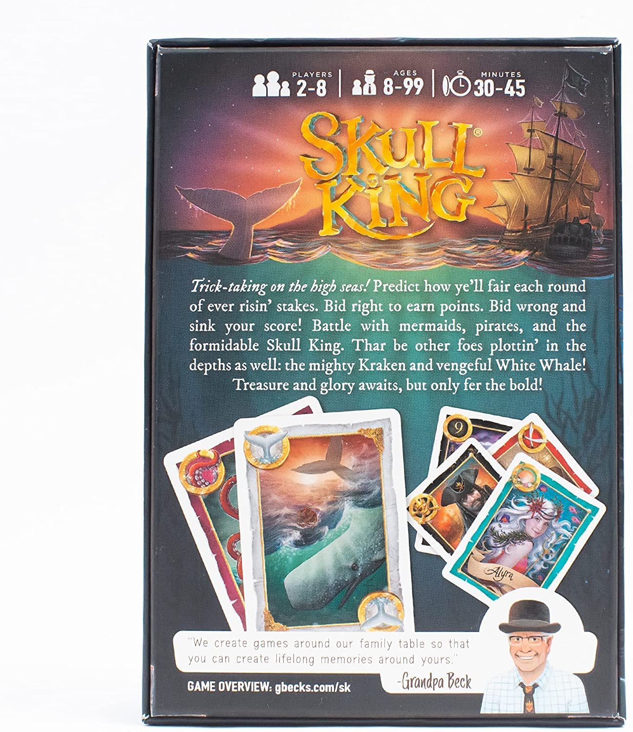 Skull King - box back