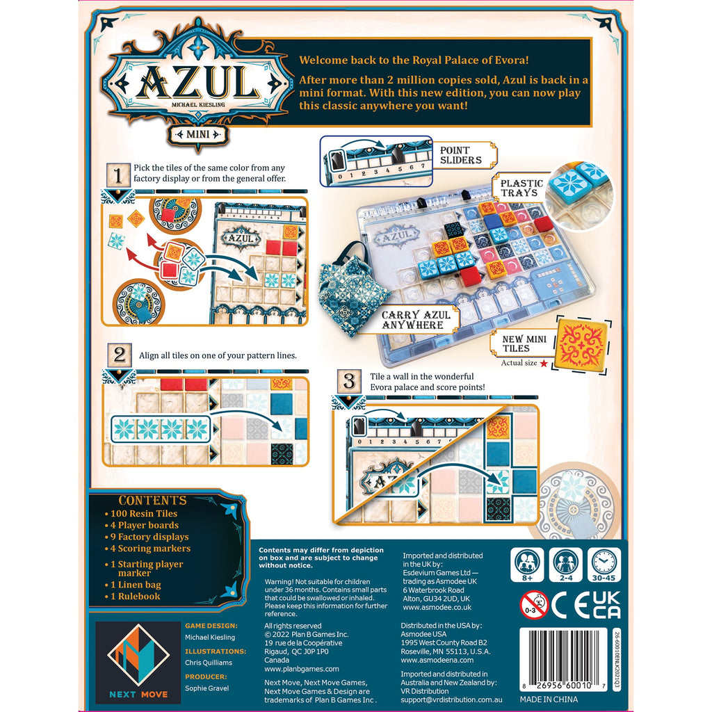 Azul Mini box back