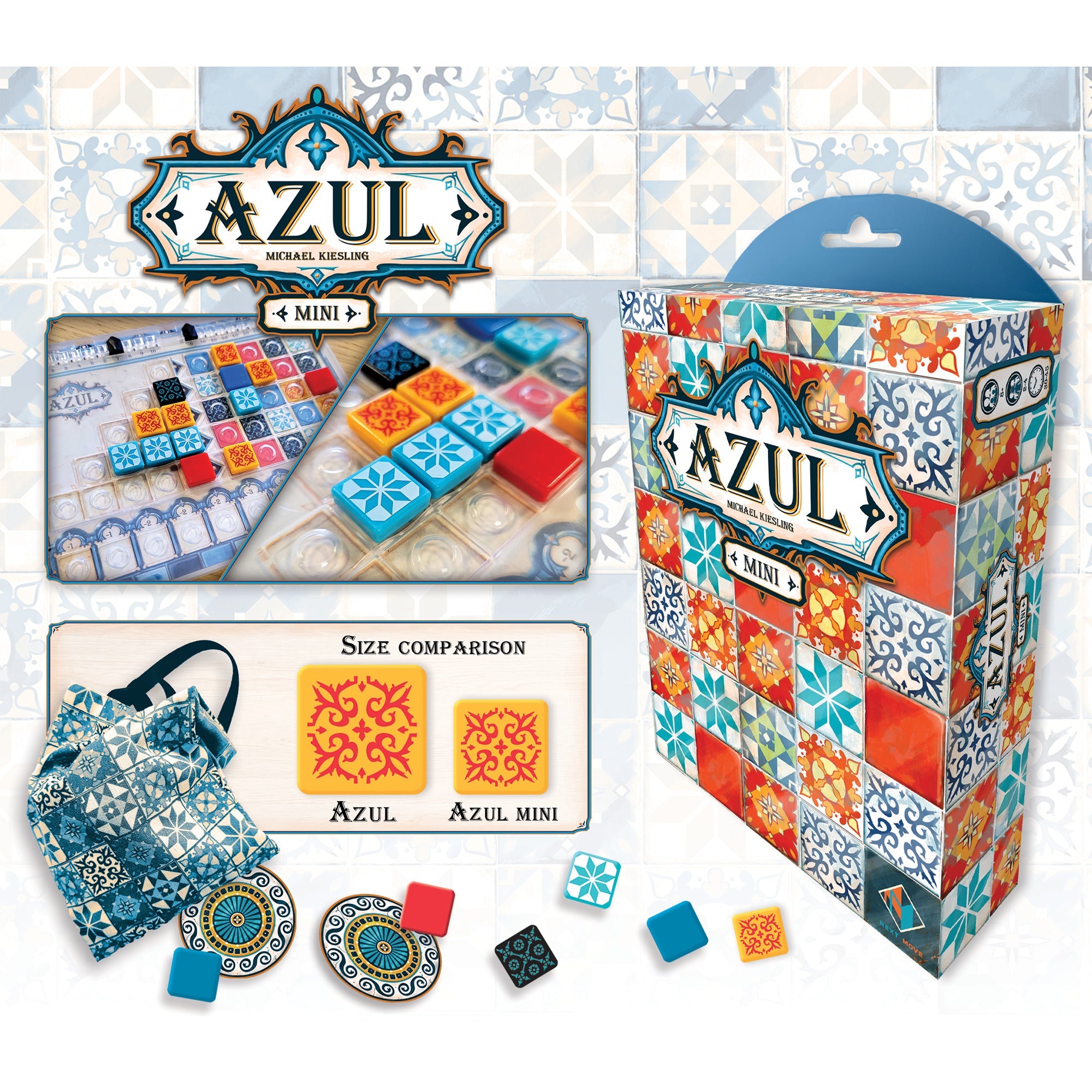 Azul Mini components and tiles