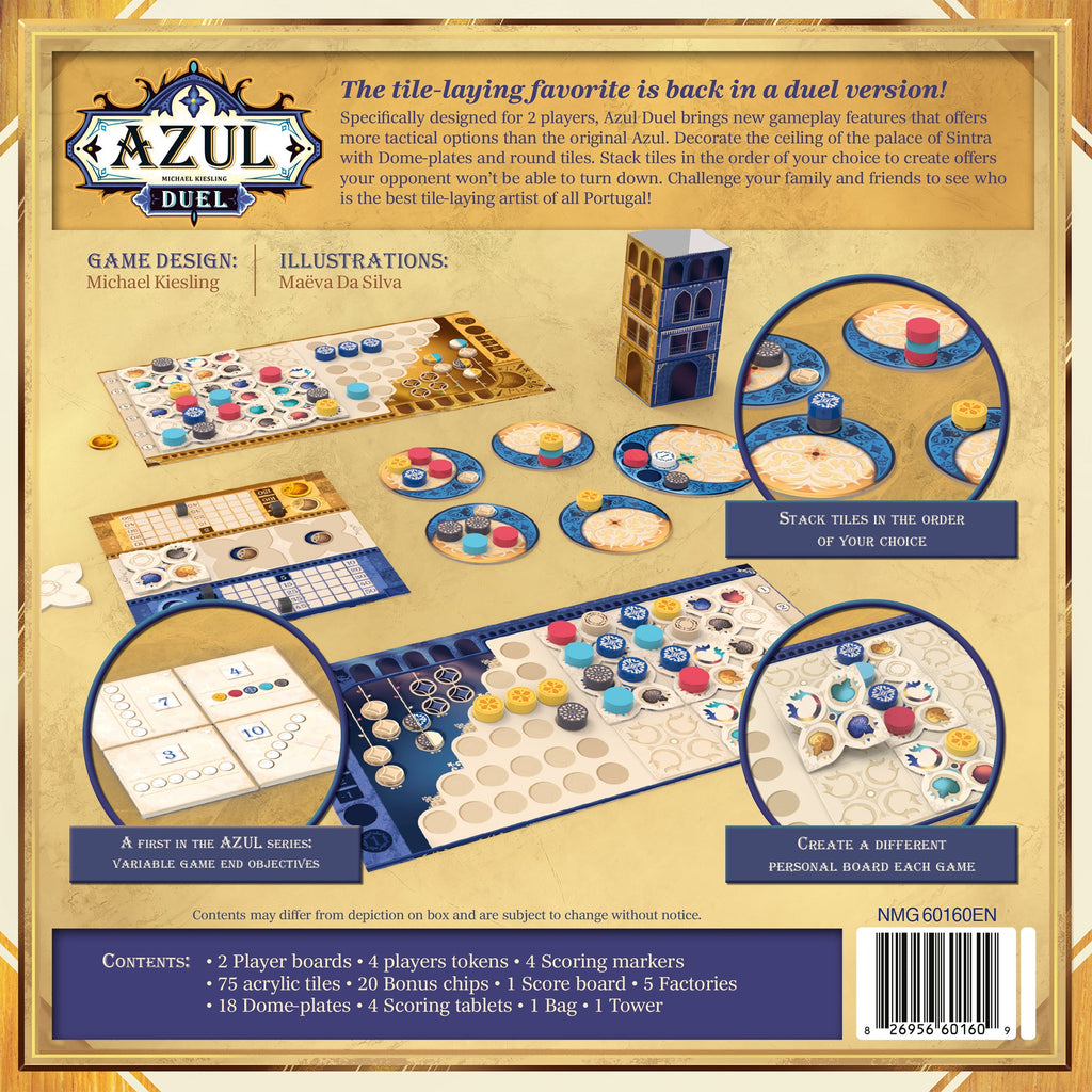 Azul Duel box back