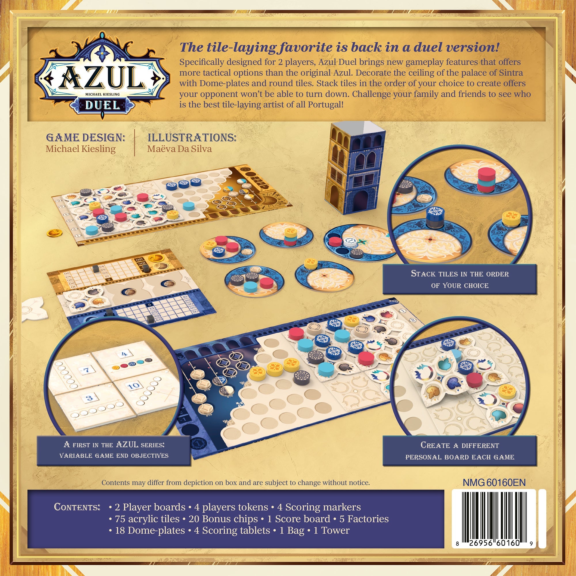 Azul Duel box back