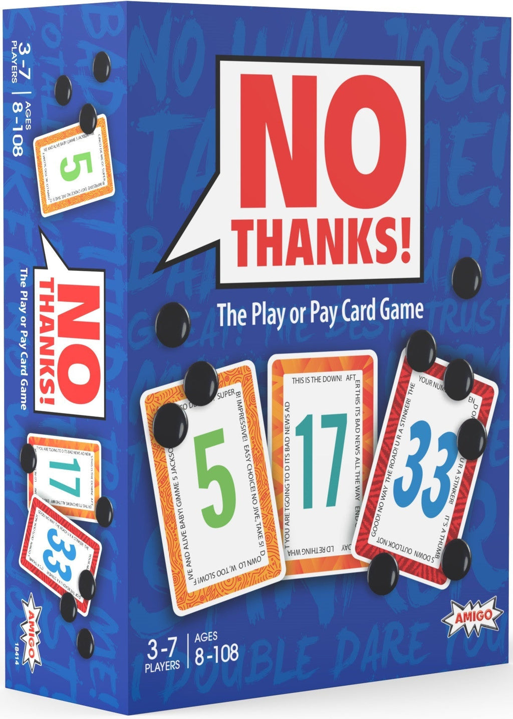 No Thanks! card game box