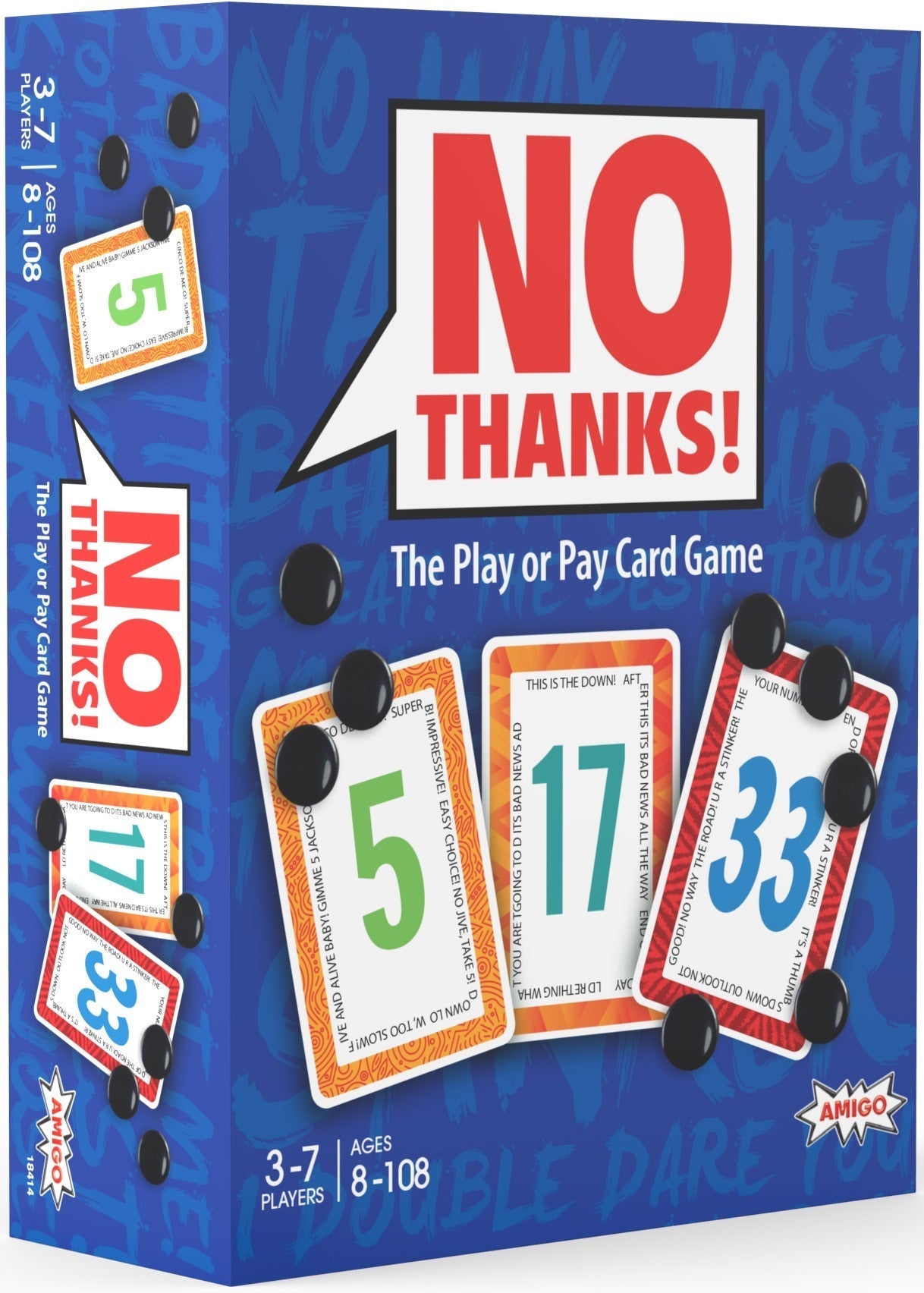 No Thanks! card game box