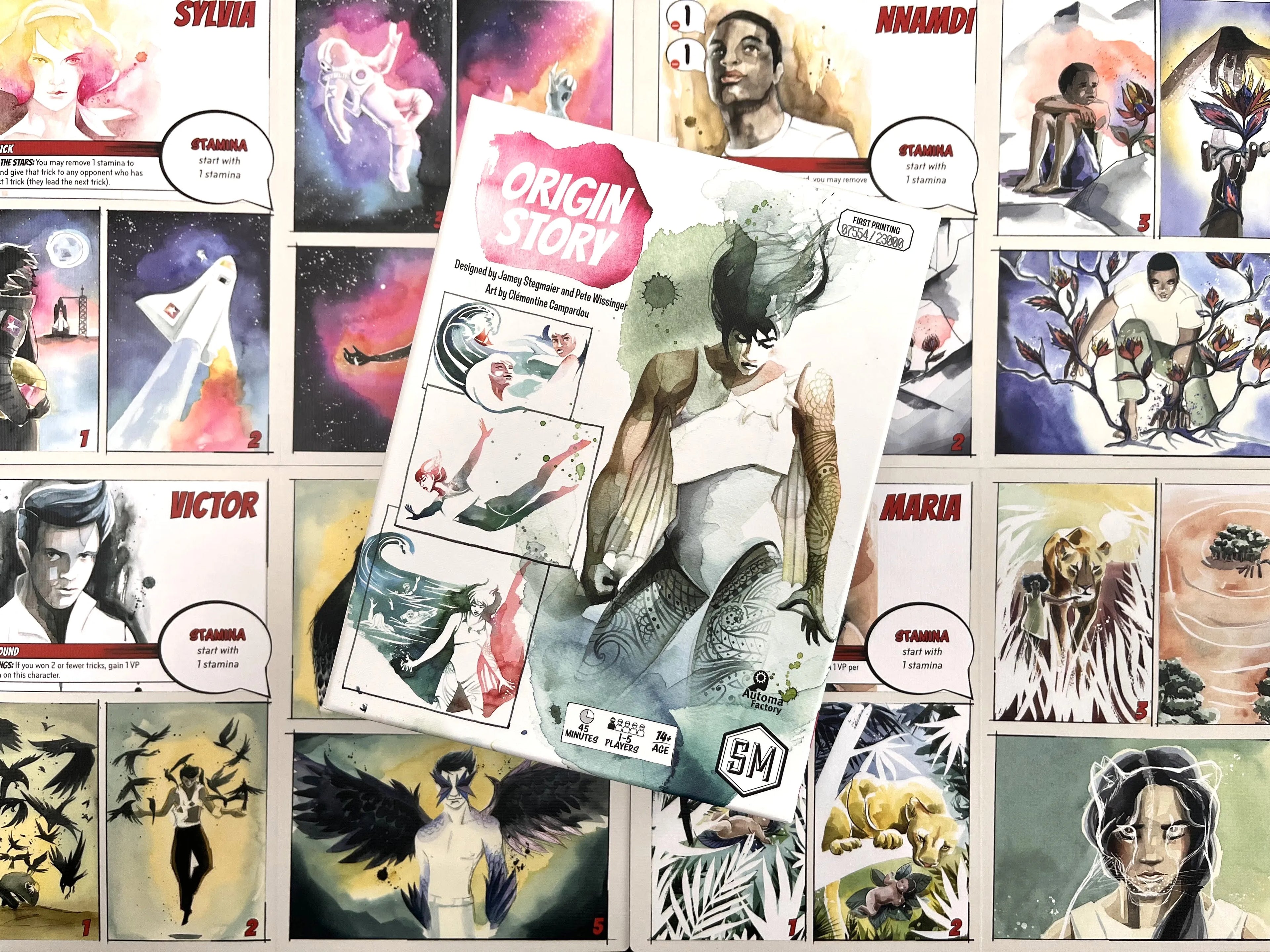 Origin Story cards