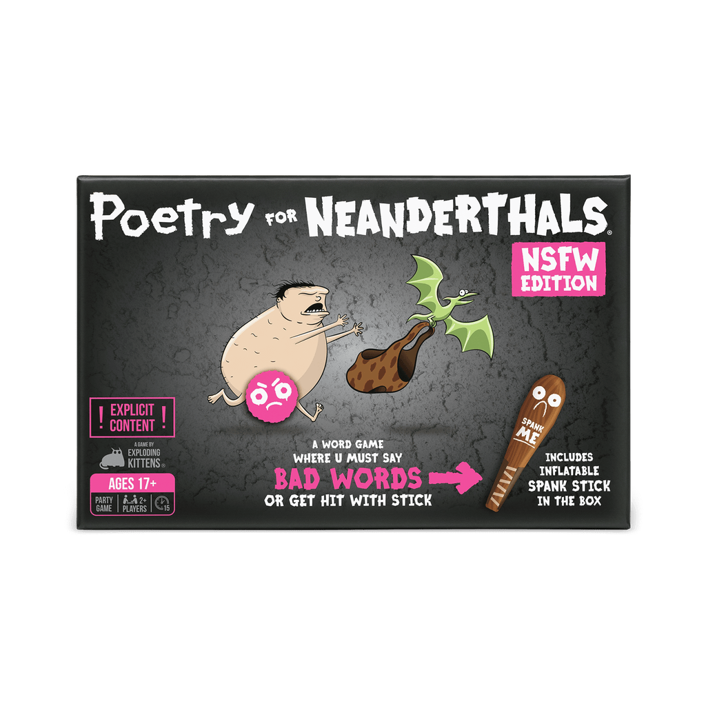 Poetry for Neanderthals NSFW Edition box front