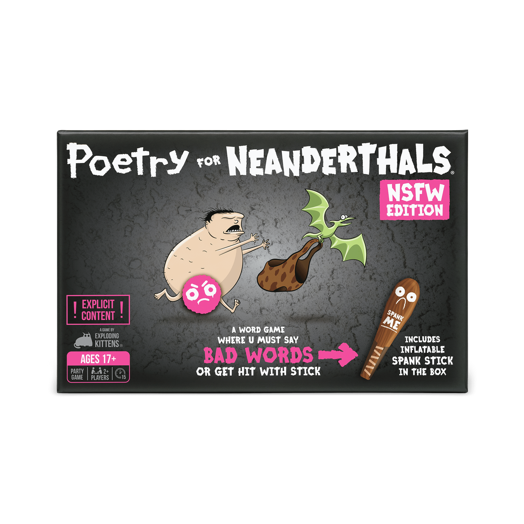 Poetry for Neanderthals NSFW Edition box front