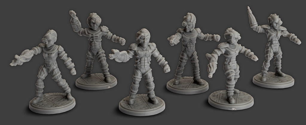 Locutus away team miniatures